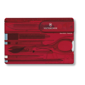 SwissCard Classic czerwony transparentny