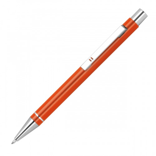 Metalowy długopis półżelowy Almeira pomarańczowy 374110 (4)