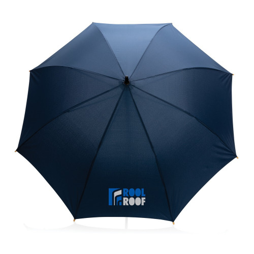 Bambusowy parasol automatyczny 23" Impact AWARE™ rPET Niebieski P850.655 (4)