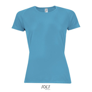 SPORTY Damski T-Shirt 140g Aqua