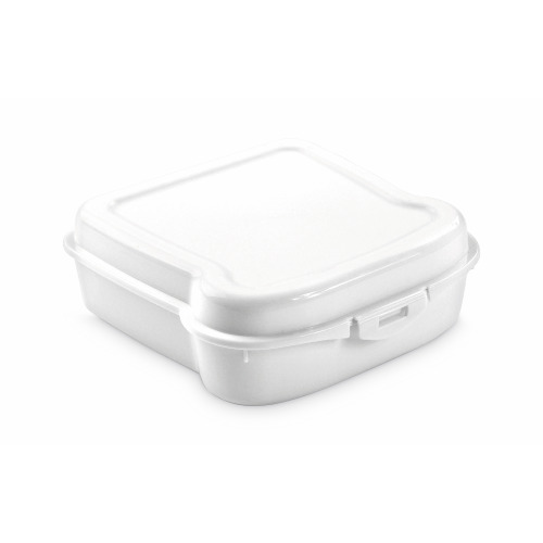 Pudełko śniadaniowe "kanapka" 450 ml biały V9525-02 