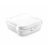 Pudełko śniadaniowe "kanapka" 450 ml biały V9525-02  thumbnail