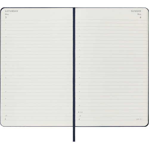 Kalendarz MOLESKINE Ciemnoniebieski VM394-27/2025 (10)