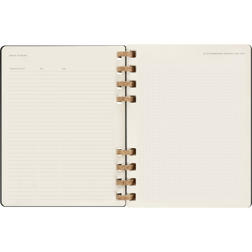 Spiralny kalendarz MOLESKINE Life Czarny VM490-03/2024 (16)