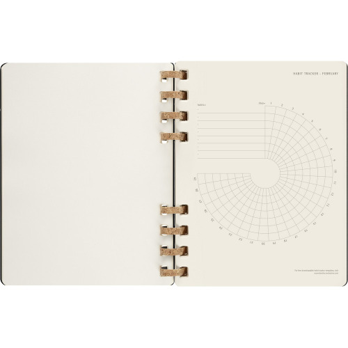 Spiralny kalendarz MOLESKINE Life Czarny VM490-03/2024 (19)