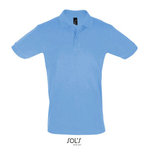 PERFECT Męskie POLO 180g sky blue