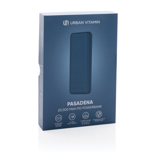 Szybki power bank 20000 mAh Urban Vitamin niebieski P322.755 (7)