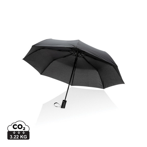 Mały parasol automatyczny 21" Impact AWARE™ rPET Czarny P850.591 (14)