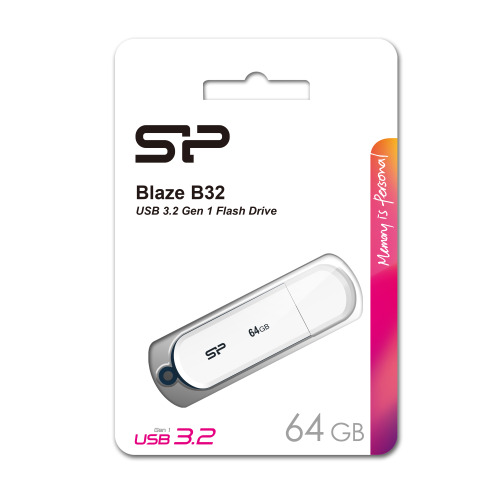 PENDRIVE SILICON POWER B32 3,2 Biały EG829006 64GB (2)