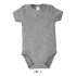 BAMBINO Dziecięce body 180g-WH-XXS Szary Melanż S00583-GM-XS  thumbnail