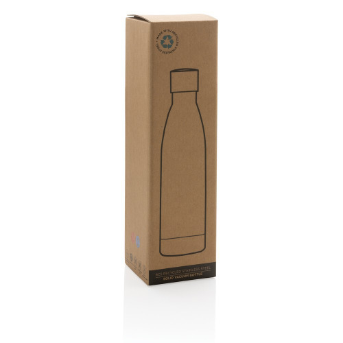 Butelka termiczna 500 ml, stal nierdzewna z recyklingu Brown P433.278 (9)