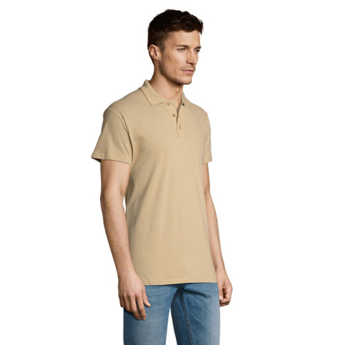 SUMMER II Męskie POLO 170g Sand S11342-SA-L (2)