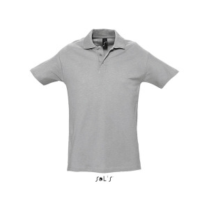 SPRINgII Męskie POLO 210g Grey melange