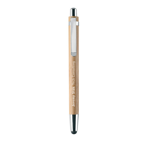 Bambusowy zestaw długopis  i o drewna MO8111-40 (3)