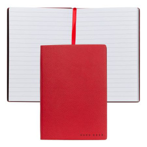 Notes A6 Essential Storyline Black Lined Czerwony