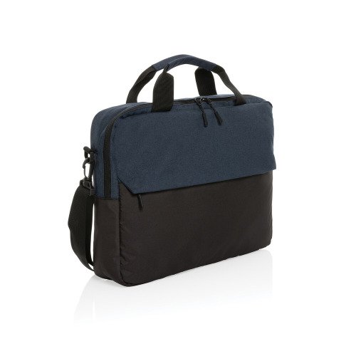 Torba na laptopa 15,6" AWARE™ Kazu, poliester z recyklingu niebieski P732.175 