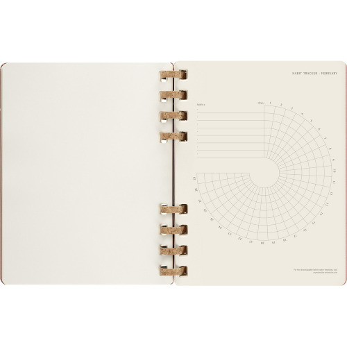 Spiralny kalendarz MOLESKINE Life Beżowy VM490-20/2024 (6)