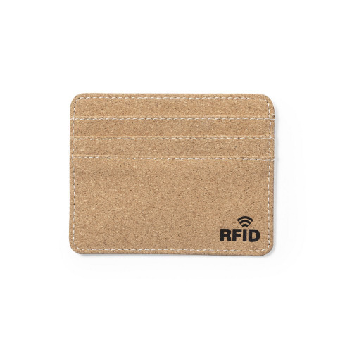 Korkowe etui na karty kredytowe, ochrona RFID neutralny V1106-00 (1)