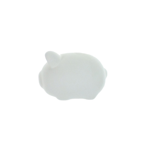 Skarbonka "świnka" do malowania, farbki i pędzelek biały V6453-02 (8)
