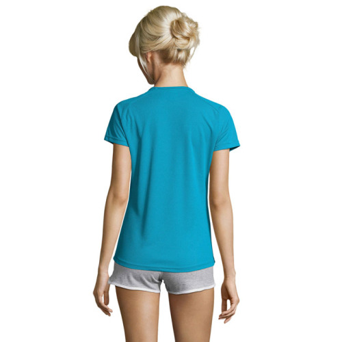 SPORTY Damski T-Shirt 140g Aqua S01159-AQ-S (1)