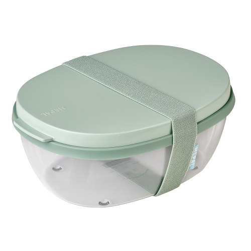 Saladbox Ellipse nordic sage 107640594700 Zielony MPL107640594700 