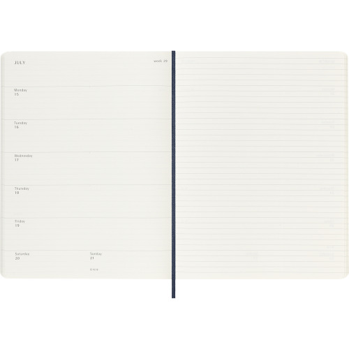 Kalendarz MOLESKINE Ciemnoniebieski VM493-27/2025 (10)