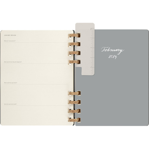 Spiralny kalendarz MOLESKINE Life Czarny VM490-03/2024 (18)