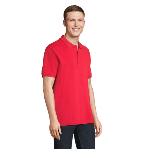 PEGASE Polo Organic 210g Bright Rojo S04242-BT-XL (2)