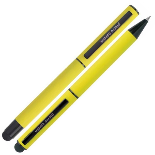 Zestaw piśmienny touch pen, soft touch CELEBRATION Pierre Cardin żółty B0401000IP308 