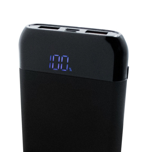 Power bank 10 000 mAh Exclusive Collection, ładowarka bezprzewodowa 5W-15W | Cory czarny V1833-03 (4)