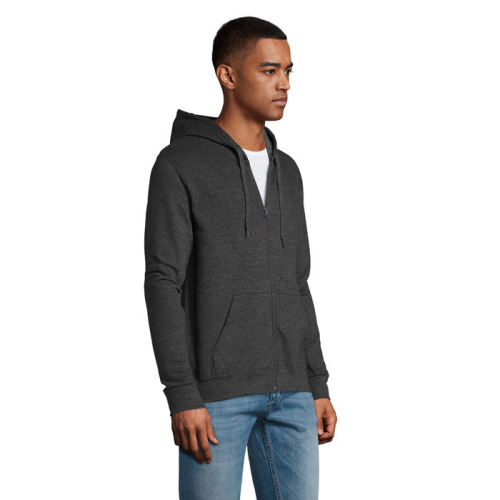 STONE UNI HOODIE 260g Charcoal melange S01714-CE-XL (2)