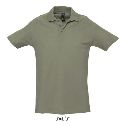 SPRINgII Męskie POLO 210g Khaki S11362-KH-L 