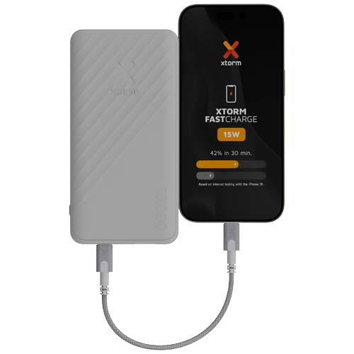 Xtorm XG210 Go2 powerbank 15 W 10 000 mAh z szybkim ładowaniem Naturalny melanż 12441106 (4)