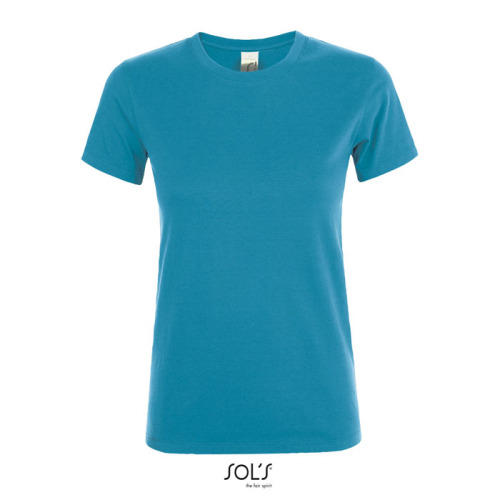 REGENT Damski T-Shirt 150g Aqua S01825-AQ-M 