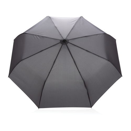 Bambusowy parasol automatyczny 21" Impact AWARE™ rPET Antracytowy P850.612 (1)