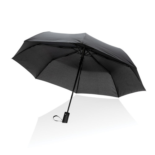 Mały parasol automatyczny 21" Impact AWARE™ rPET Czarny P850.591 (12)