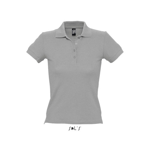 PEOPLE Damskie POLO 210g Grey melange S11310-GY-XL 