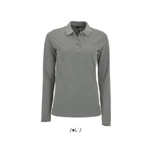 PERFECT Damskie LSL POLO180 Grey melange