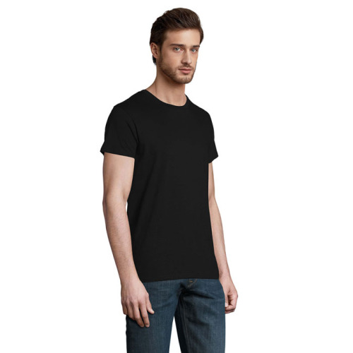 CRUSADER Męski T-SHIRT 150g Deep black S03582-DB-XS (1)