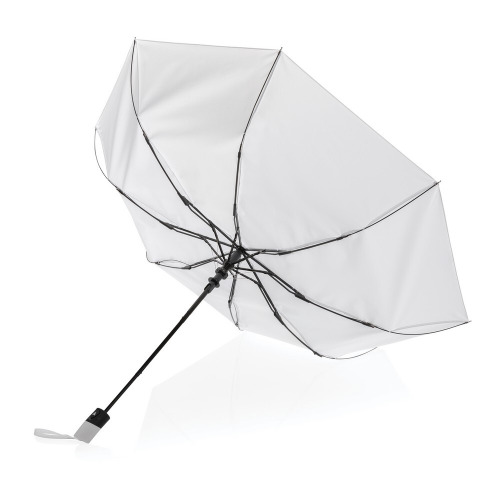 Mały parasol automatyczny 21" Impact AWARE™ rPET Biały P850.593 (11)