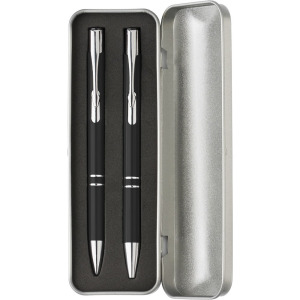 Zestaw piśmienniczy, długopis i ołówek mechaniczny czarny