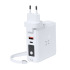 Adapter podróżny, bezprzewodowy power bank 10000 mAh, ładowarka bezprzewodowa 15W biały V2027-02 (3) thumbnail