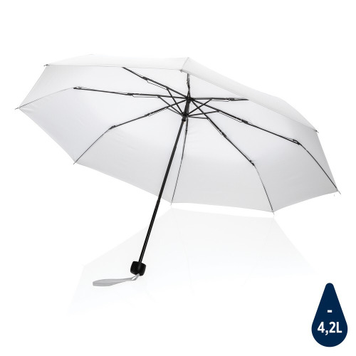 Mały parasol manualny 21" Impact AWARE rPET Biały P850.583 