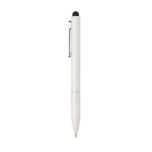 Długopis, touch pen Kymi, aluminium z recyklingu Biały P611.233 (2)