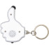 Brelok do kluczy "kciuk", lampka LED, touch pen biały V1686-02 (1) thumbnail