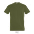 IMPERIAL Męski T-SHIRT 190g Ciemny khaki S11500-DK-L  thumbnail