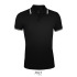 PASADENA męskie polo 200g Negro/Blanco S00577-BC-M  thumbnail