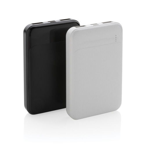 Power bank 5000 mAh, plastik z recyklingu Czarny P322.611 (7)