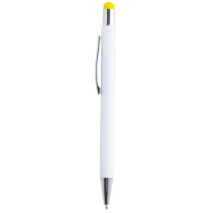 Długopis, touch pen żółty