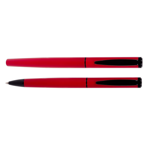 Zestaw piśmienny Mauro Conti, długopis i pióro kulkowe | Sarah czerwony V4831-05 (8)